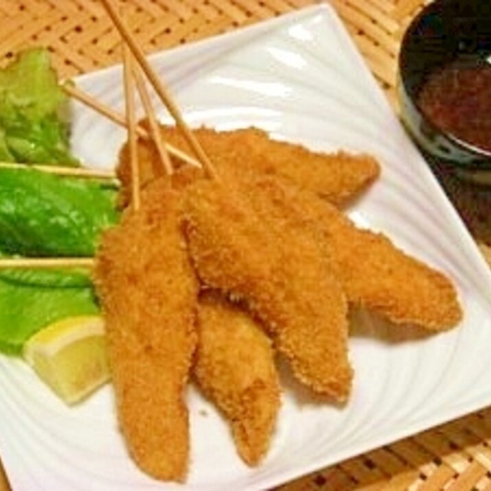 マヨネーズでしっとり 鶏ササミ串カツ レシピ 作り方 By ブルーボリジ 楽天レシピ マヨネーズでしっとり 鶏ササミ串カツ レシピ 作り方 By ブルーボリジ 楽天レシピ